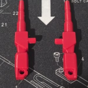 Transformers G1 3D Printed Replacement Grand Maximus Both Cog Arms L&R Red PLA