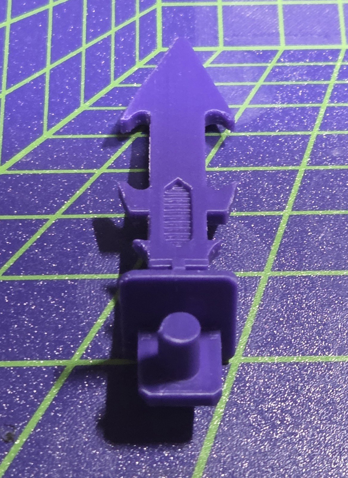 3D Printed Transformers G1 Blitzwing Replacement Sword Made Of Purple ABS - Image 2