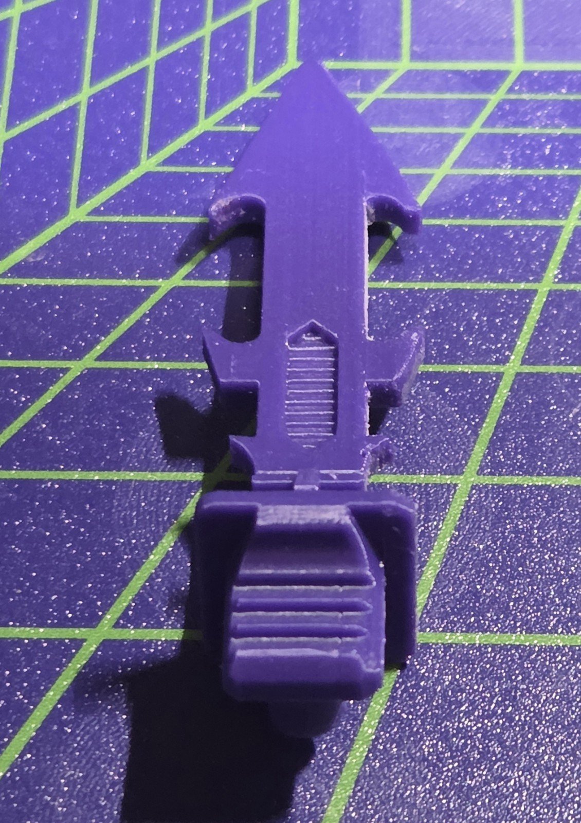 3D Printed Transformers G1 Blitzwing Replacement Sword Made Of Purple ABS - Image 4