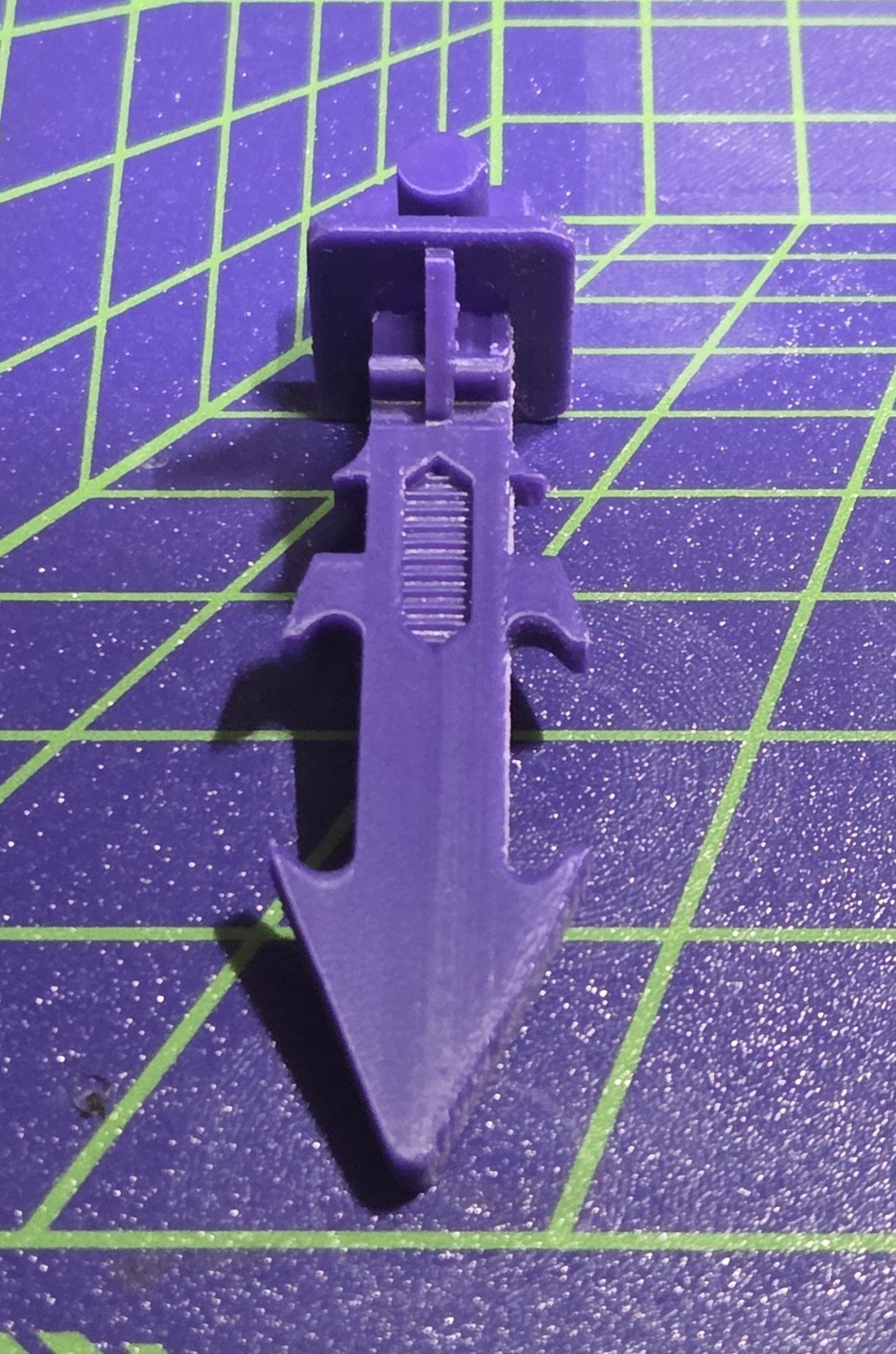 3D Printed Transformers G1 Blitzwing Replacement Sword Made Of Purple ABS - Image 5