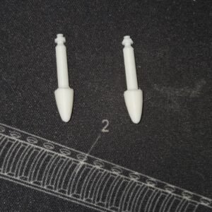 Transformers G1 Tracks 3D Printed Replacement Missile Set of x2 White PLA