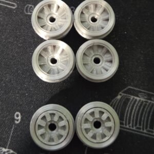 Transformers G1 Optimus Prime 3D Printed Replacement Rims Set Of x6 Silver PLA