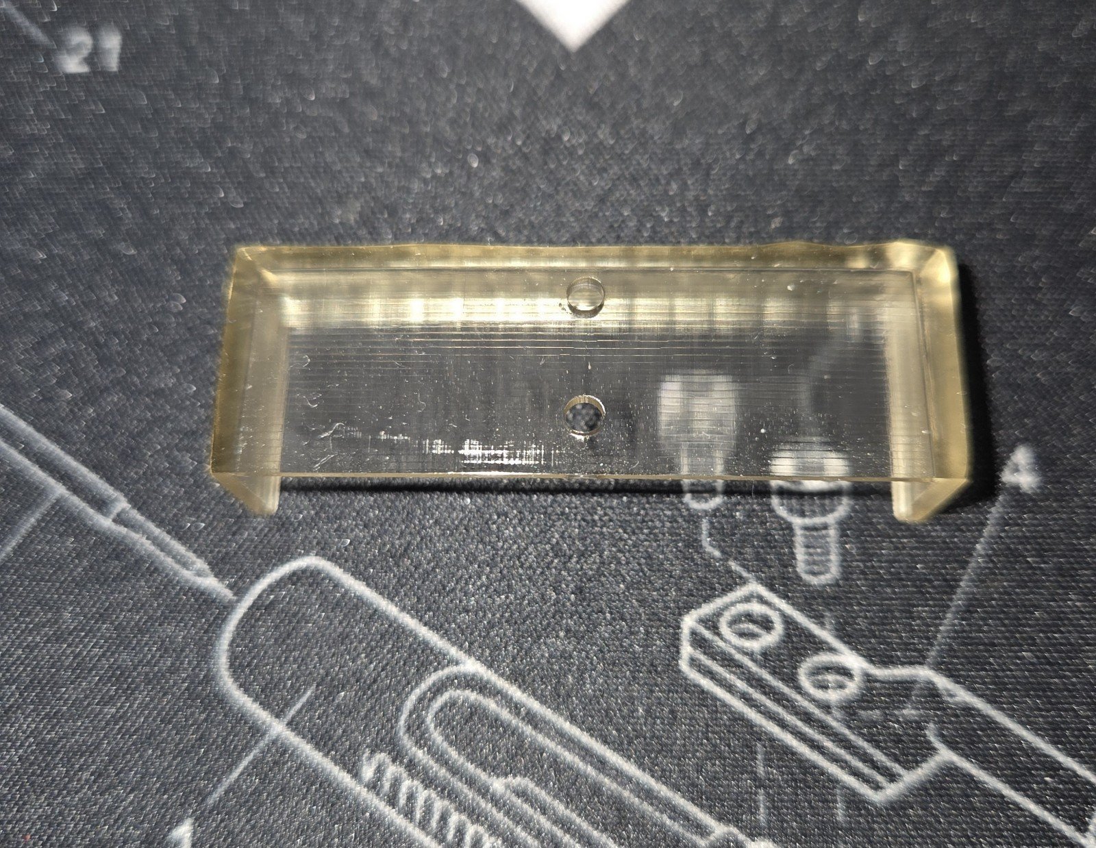 3D Printed Optimus Prime Ultra Magnus Replacement Windshield Clear Resin Printed - Image 5