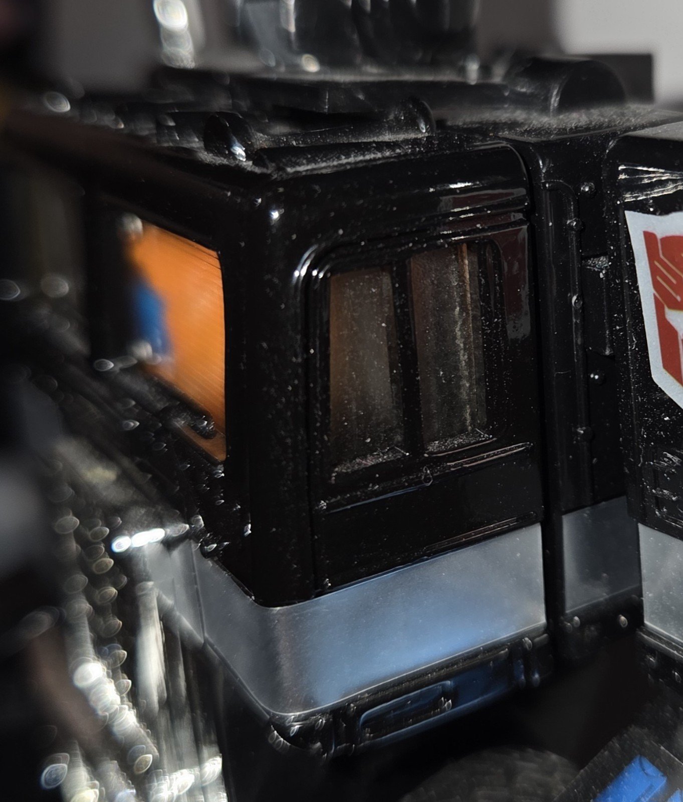 3D Printed Optimus Prime Ultra Magnus Replacement Windshield Clear Resin Printed - Image 8
