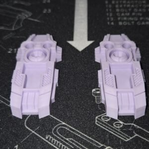 3D Printed Transformers G1 Monstructor Feet Set Of x2 Left & Right Pastel Purple