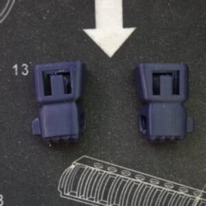 Transformers G1 Starscream 3D Printed Upgraded Hands With Weapons Ports & L Post