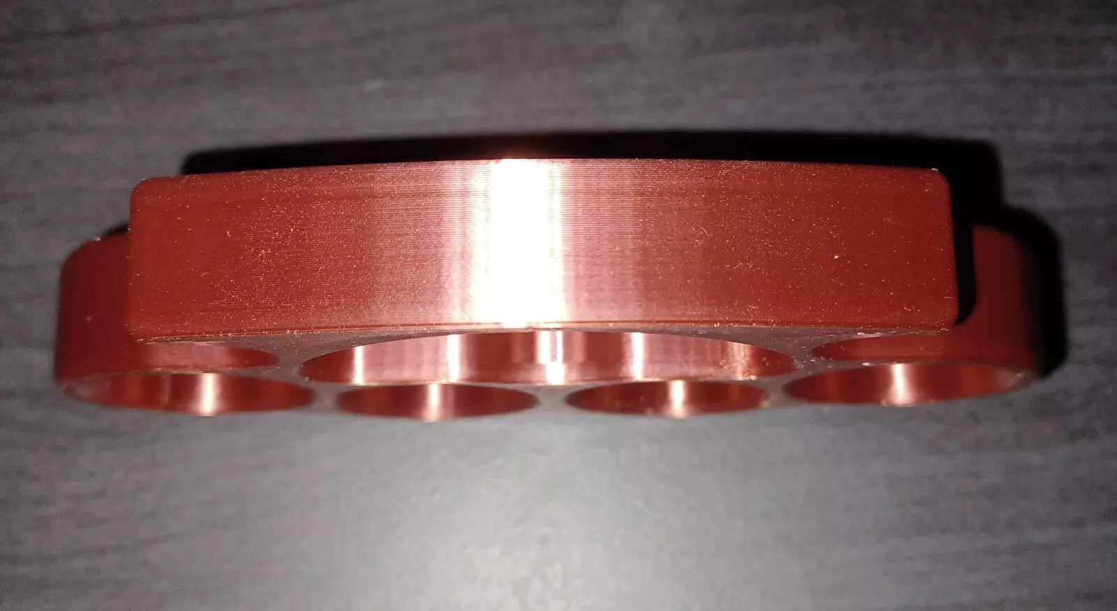 3D Printed Knuckles Copper Silk PLA for Cosplay, Props, or Even Self Defense NOT STEEL - Image 4