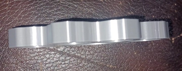 3D Printed Knuckles Silver Silk PLA N2 for Cosplay, Props, or Even Self Defense NOT STEEL - Image 3
