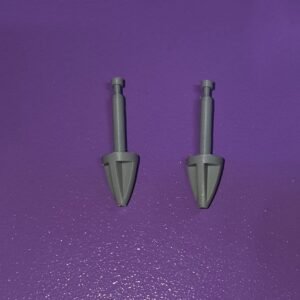 3D Printed Transformers G1 ONLY Starscream Replacement Small Missiles Set of x2