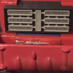 3D Printed Alternative Chest Chamber Insert For G1 Optimus Prime Black Gray PLA